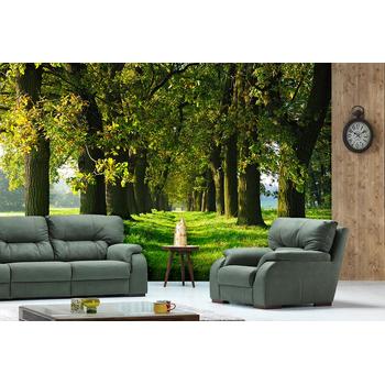 3 Boyutlu Derin Yeşil Orman Manzarası