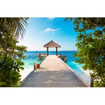 3 Boyutlu Derin iskele Manzarası 249x190 cm