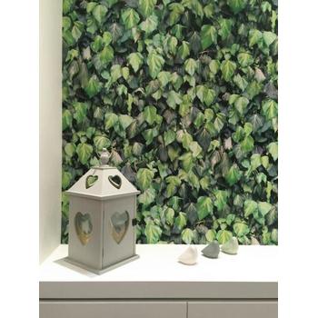 3 Boyutlu Yeşil Yapraklar Duvar Kağıdı 5 m² Rulo