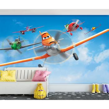 Gökyüzünde Uçaklar Çocuk Odası Duvar Kağıdı