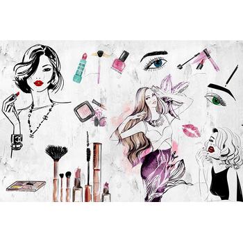 Güzellik Salonu Duvar Kağıdı 350x230 cm