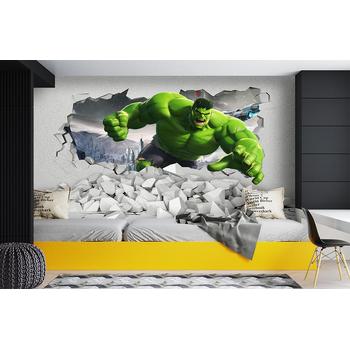 Hulk Yeşil Dev Çocuk Odası Duvar Kağıdı
