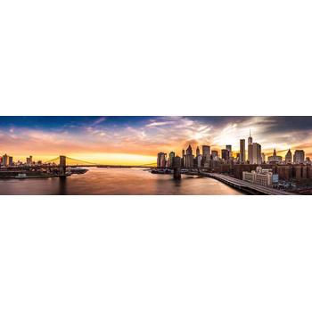 Panoramik Günbatımı Şehir Manzarası