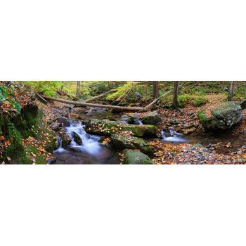 Panoramik Kayalıklar Arasında Şelale Duvar Kağıdı