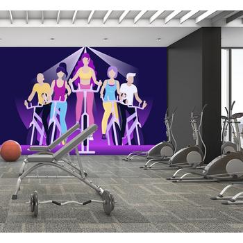 Pilates Duvar Kağıdı Spor Fitness Salonu