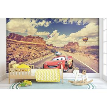 Şimşek Mcqueen Dağlar Arasında Çocuk Odası Duvar Kağıdı