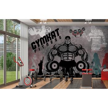 Spor Salonu Duvar Kağıdı Body Fitness Salonu