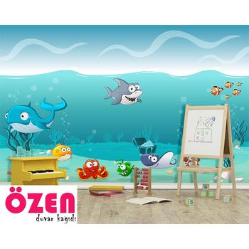 Su Altında Sevimli Balıklar duvar Kağıdı