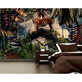 Tropikal Orman içerisinde Kaplan Duvar Kağıdı
