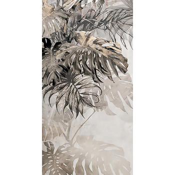 Tropikal Yapraklı Duvar Kağıdı , Yaprak Desen Duvar Kağıdı 132x254 cm