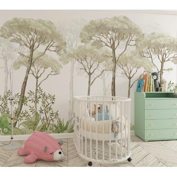 Ağaçlı Çocuk Odası Duvar Kağıdı Modeli
