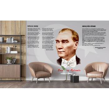 Atatürk ve istiklal marşı Duvar Kağıdı