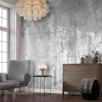 Beton Duvar Görünümlü Duvar Kağıdı Modeli