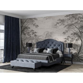 Çizim Tarz Manzara Duvar Kağıdı Modeli