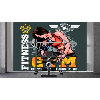GYM Salonu Duvar Kağıdı - Spor Salonu Duvar Kağıdı