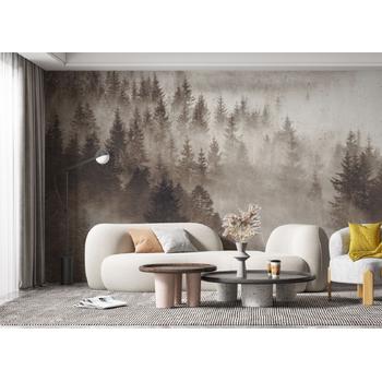 Orman Silüeti Duvar Kağıdı