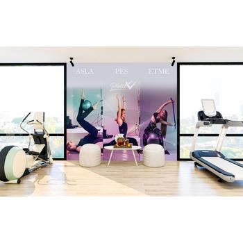 Pilates Salonu Duvar Kağıdı - Fitness Yoga duvar kağıdı