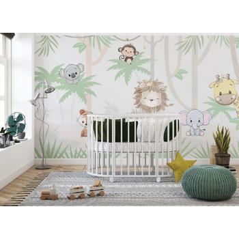 Sevimli Hayvanların Mutlu Dünyası Yeni Model Duvar Kağıtları