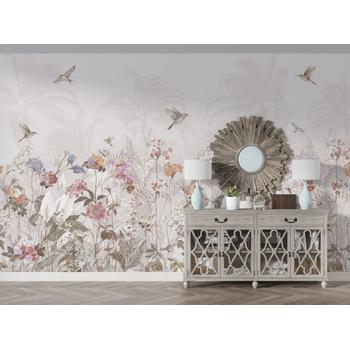 Son Moda Çiçek Desenli Duvar Kağıtları