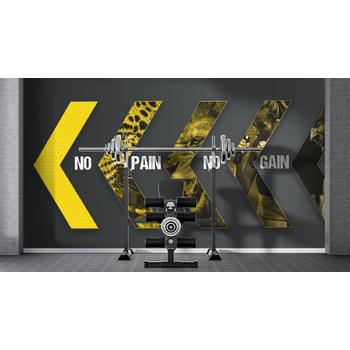 Spor salonu Geometrik Son Moda Duvar Kağıdı , GYM Club Duvar Kağıdı