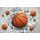 3 Boyutlu Çatlak Duvar içinde Basketbol Topu Duvar Kağıdı