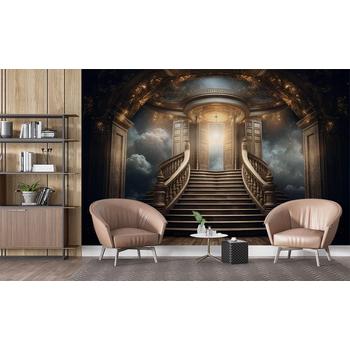 3 Boyutlu Derinlik Merdiven Duvar Kağıdı - 3D wallpaper