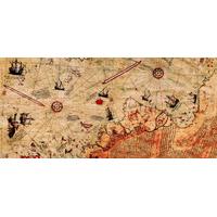 Piri Reis Dünya Haritası Duvar Kağıdı 440x206 cm