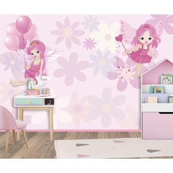 Sevimli Periler Kız Çocuk Odası Duvar Kağıdı