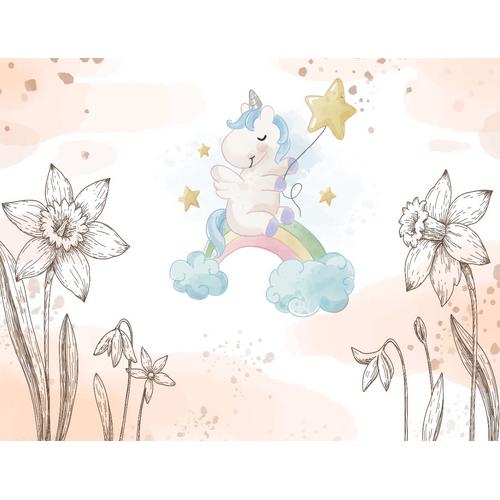 Unicorn Çocuk Odası Duvar Kağıdı   340x262 cm