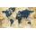Vintage Tarz Dünya Haritası Duvar Kağıdı , Eskitme Tarz world map