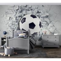 Çocuk Odası Duvar Kağıdı 3 Boyutlu Futbol Topu 250 X 170 CM
