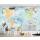 Dünya Haritası Renkli Türkçe Yazılar Çocuk Odası Duvar Kağıdı