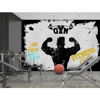 Spor Fitness Salonları için Özel Tasarım Duvar Kağıdı