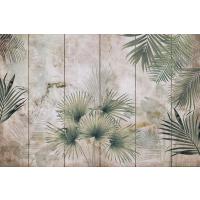 Vintage Tropikal Yapraklar Duvar Kağıdı  497X247 CM